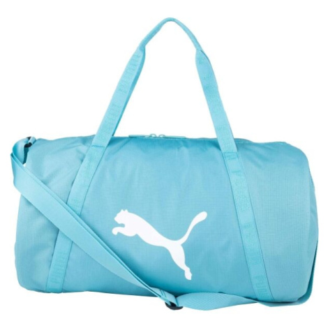 Puma AT ESS BARREL BAG Dámska športová taška, tyrkysová, veľkosť