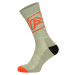 Alpine Pro Phalte Unisex vysoké ponožky USCY082 nefrit