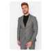 Trendyol Gray Men's Slim Fit Textured Jacket