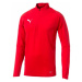 Puma FINAL TRAINING 1/4 ZIP TOP Pánske športové tričko, červená, veľkosť