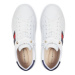 Tommy Hilfiger Sneakersy Flag Low Cut Lace-Up Sneaker T3A9-33538-1351 S Biela