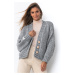 Cardigan model 17955056 Grey - Fobya