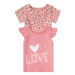 lupilu® Dievčenské tričko pre bábätká BIO, 2 kusy (ružová/srdce/celoplošná potlač)