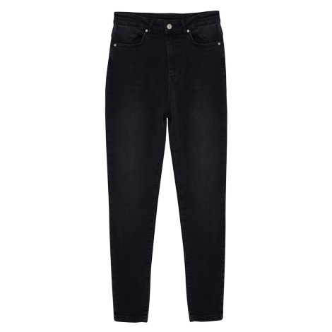 Trendyol Anthracite Premium High Waist Skinny Jeans