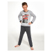 Cornette Young Boy pyjamas 267/152 Superfast l/r 134-164 light grey/dark grey