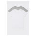 PRE DETI! Calvin Klein 2 balenie tričiek GIRLS - sivá, biela Veľkosť: 8/10 let