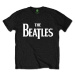 The Beatles Tričko Drop T Unisex Black