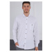 G723 DEWBERRY MEN'S SHIRT-WHITE