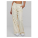 Women's Organic Pleated Trousers - Cream