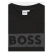 Boss Tričko J50719 S Čierna Loose Fit