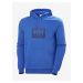 Modrá pánska mikina s kapucňou HELLY HANSEN HH Box Hoodie Helly