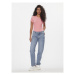 Tommy Jeans Tričko Essential DW0DW17383 Ružová Slim Fit