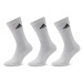 Adidas Ponožky Vysoké Unisex Cushioned Crew Socks 3 Pairs HT3446 Biela