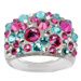 Prsten LEVIEN BY SWAROVSKI Bubble PINK/TURQUOIS RBB53PTY