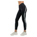 Nebbia High Waisted Side Stripe Leggings Iconic Black Fitness nohavice