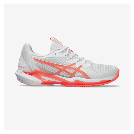 Dámska tenisová obuv Gel Solution Speed FF 3 na rôzne povrchy bielo-oranžová Asics