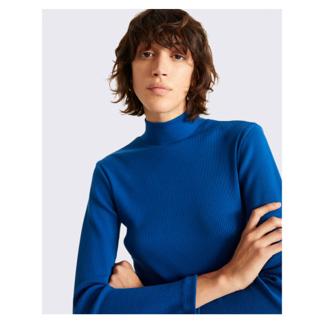 Thinking MU Blue Rib Aine L/S Top KLEIN BLUE