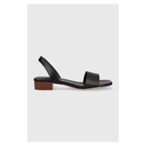 Kožené sandále Aldo Dorenna dámske, čierna farba,, 13578728