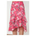 Trendyol Pink Ruffle Skirt