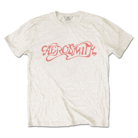 Aerosmith tričko Classic Logo Natural