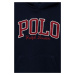 Detská mikina Polo Ralph Lauren tmavomodrá farba, s nášivkou