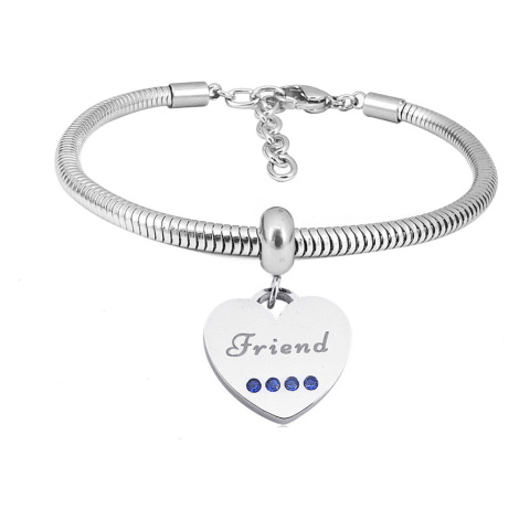 Linda's Jewelry Náramok BFF The Friend Chirurgická oceľ INR151