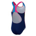 Speedo digital placement splashback girls navy/pink