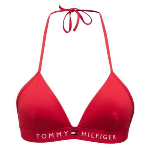 Tommy Hilfiger TH ORIGINAL-TRIANGLE FIXED FOAM Dámsky vrchný diel plaviek, červená, veľkosť