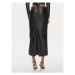Versace Jeans Couture Midi sukňa 76HAE800 Čierna Slim Fit