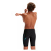 Speedo hyper boom logo placement jammer boy black/bolt