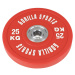 Gorilla Sports Zátěžový kotouč, pogumovaný, 25 KG