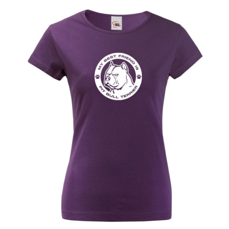 Dámské tričko Pitbull - darček pre milovníkov psov
