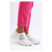 Women's leather light sports shoes white Eleonori