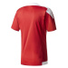 adidas STRIPED 15 JSY JR Chlapčenský futbalový dres, červená, veľkosť