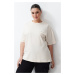 Trendyol Curve Oversize Knitted T-shirt with Stone Pocket Cover Detail