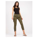 Khaki nohavice s vreckami -EM-SP-DY218.85-kaki