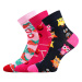 LONKA ponožky Dedotik mix B - dievča 3 páry 117505