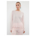 Trendyol Pink Transparent Fine Knitwear Sweater