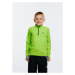 Chlapčenská lyžiarska flisová mikina 4F JUNIOR FLEECE UNDERWEAR-JAW23UFLEM019-41N-GREEN NEON