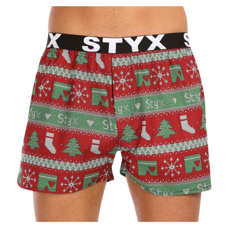 Men's briefs Styx art sports rubber Christmas knitted