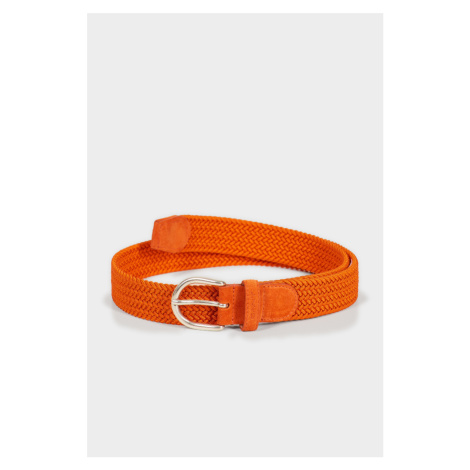 OPASOK GANT ELASTIC BRAID BELT APRICOT ORANGE