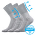 Zdravé ponožky BOMA. svetlosivé 3 páry 102184