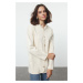 Trendyol Stone Collar Embroidered Lace Detailed Knitwear Cardigan