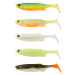 Savage gear gumová nástraha fat minnow t tail darkwater mix 5 ks - 13 cm 20 g