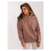 Brown women's sweatshirt with insulation