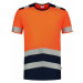 Tricorp T-Shirt High Vis Bicolor Tričko unisex T01 fluorescenčná oranžová
