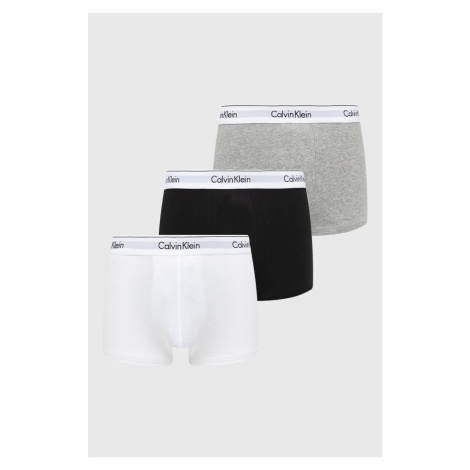 Boxerky Calvin Klein Underwear pánske, šedá farba, 000NB2380A