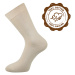 Lonka Habin Pánske bavlnené ponožky - 3 páry BM000000643200101717 béžová