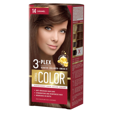 Aroma Color Farba na vlasy karamel č.14