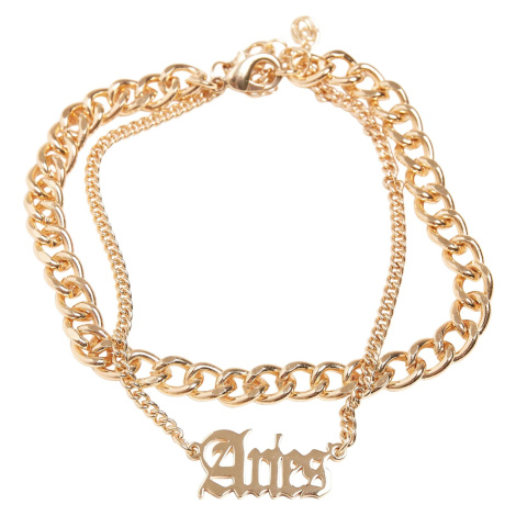 Zodiac Golden Aries Anklet Urban Classics